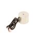 Electromagnet with 1/4-20 UNC Mounting Hole - 12V DC/5.2W - 2 in. dia x 1-9/16 in. thick - 220.5lbs Pull