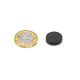 N42 Neodymium Rubber Coated Disc Magnet - 19/32 in. dia x 1/8 in. thick - 3.96lbs Pull