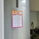 MagFlex® A4 Bold Weekly Meal Planner Refrigerator Magnet - Flexible Magnetic Sheet