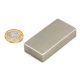 N42 Neodymium Rectangular Magnet - 1-7/8 in. x 1 in. x 3/8 in. thick - 71lbs Pull