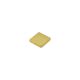 N50 Neodymium Square Gold Plated Magnet - 3/16 in. x 3/16 in. x 1/32 in. thick - 0.88lbs Pull