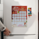 MagFlex® A3 Magnetic Christmas Reward Chart with Colourful Christmas Light Magnets