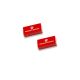 Alnico Rectangular Bar Magnets - 3/8 in. x 3/16 in. x 13/16 in. - 0.22lbs Pull (Pack of 2)