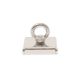 N42 Neodymium Pot Magnet with M10 Eyebolt & 10m Rope - 3 in. x 2-3/16 in. x 9/16 in. thick - 242.55lbs Pull