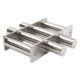 Food Industry Grade Stainless Steel Magnetic Separator Grid - 10,000 Gauss (Size Options Available)