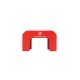 Red Alnico Horseshoe Magnet - 2-9/16 in. x 1-9/16 in. x 2-3/16 in. - 81.59lbs Pull