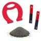 Educational Magnet Pack - Horseshoe & Bar Magnets + 0.18lbs Iron Powder