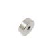 N42 Neodymium Stainless Steel Pot Magnet with M8 Internal Thread - 1-1/4 in. dia x 15/32 in. Thick - 85.99lbs Pull