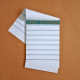 52 Sheet A5 Magnetic Weekly Meal Planner Notepad - Green