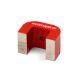 Medium Red Alnico Horseshoe Magnet - 1-9/16 in. x 1 in. x 1 in. - 19.85lbs Pull