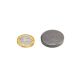 Y10 Ceramic Disc Magnet - 1-3/16 in. dia x 1/8 in. thick - 0.45lbs Pull