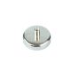 N42 Neodymium Pot Magnet with M8 Thread - 2-1/4 in. dia x 1-1/16 in. tall - 306.5lbs Pull