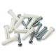 SCREWD 5/32 in. x 1 in. Screw & Wall Anchor Kit - 10 Tapping Screws & 10 Wall Anchors