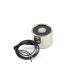 Electromagnet with M3 Mounting Hole - 24V/3W - 13/16 in. dia x 19/32 in. thick - 5.51lbs Pull