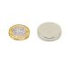 N42 Neodymium Disc Magnet - 1 in. dia x 3/16 in. thick - 20.5lbs Pull