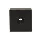 N42 Neodymium Rubber Coated Square Magnet - 1-7/8 in. x 1-7/8 in. x 1 in. thick with 5/16 in. dia Countersunk Hole - 185.22lbs Pull (North/South)