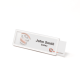 Magnetic Name Badge with Card Insert Window - 2-15/16 in. x 29/32 in.