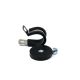 Rubber Coated Cable Holding Magnet - 1.22 in. dia x 1/4 in. high with 5/8 in. Rubber Clamp - 12.5lbs Pull