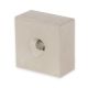 N42 Neodymium Square Magnet - 1-7/8 in. x 1-7/8 in. x 1 in. thick with 5/16 in. dia Countersunk Hole - 209.47lbs Pull (North/South)