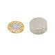 N42 Neodymium Disc Magnet - 1 in. dia x 3/8 in. thick - 36.38lbs Pull