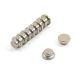 N42 Neodymium Top Hat Magnet - 3/8 in. dia x 3/16 in. thick - 2.86lbs Pull