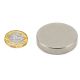 N52 Neodymium Disc Magnet - 2 in. dia x 3/8 in. thick - 92.61lbs Pull