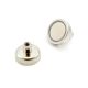 N42 Neodymium Pot Magnet with M5 Thread - 1 in. dia x 5/8 in. tall - 44.1lbs Pull