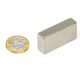 N42 Neodymium Rectangular Magnet - 1-9/16 in. x 3/8 in. x 13/16 in. thick - 41.01lbs Pull