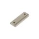 Neodymium Countersunk Channel Magnet - 1-9/16 in. x 1/2 in. x 3/16 in. thick with 2x 1/8 in. holes - 37.48lbs Pull