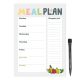 MagFlex® A4 Fruity Weekly Meal Planner Refrigerator Magnet - Flexible Magnetic Sheet