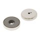 Ceramic Pot Magnet - 2-9/16 in. dia x 3/8 in. thick x 5/16 in. hole - 86lbs Pull