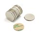 Adhesive N42 Neodymium Magnet - 13/16 in. dia x 1/16 in. - 4.41lbs Pull