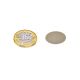 N42 Neodymium Disc Magnet - 13/16 in. dia x 1/32 in. thick - 1.05lbs Pull