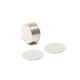 N42 Neodymium Disc Magnet - 9/16 in. dia x 1/32 in. thick - 1.37lbs Pull