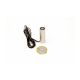 Electromagnet with 6-32 UNC Mounting Hole - 12V DC/1.4W - 1/2 in. dia x 1-9/16 in. thick - 3.97lbs Pull