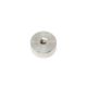 N42 Neodymium Stainless Steel Pot Magnet with M8 Internal Thread - 1-1/4 in. dia x 15/32 in. Thick - 85.99lbs Pull