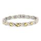 Womens Rare Earth Magnetic Bracelet with Fold-over Clasp - Helix