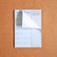 52 Sheet A5 Magnetic Weekly Meal Planner Notepad - Minimalistic