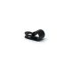 Rubber Coated Cable Holding Magnet - 7/8 in. dia x 1/4 in. high with 5/16 in. Cable Clip - 9.5lbs Pull