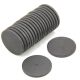 Y10 Ceramic Disc Magnet - 1-3/16 in. dia x 1/8 in. thick - 0.45lbs Pull