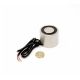 Electromagnet with 1/4-20 UNC Mounting Hole - 12V DC/5.2W - 2 in. dia x 1-9/16 in. thick - 220.5lbs Pull