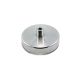 Ceramic Pot Magnet with M14 thread - 4-7/8 in. dia x 1-7/8 in. tall - 286.65lbs Pull