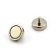 N42 Neodymium Pot Magnet with M5 Stud - 1 in. dia x 5/16 in. thick - 44.1lbs Pull