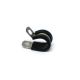 Rubber Coated Cable Holding Magnet - 7/8 in. dia x 1/4 in. high with 1/2 in. Rubber Clamp - 9.5lbs Pull