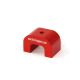 Medium Red Alnico Horseshoe Magnet - 1-9/16 in. x 1 in. x 1 in. - 19.85lbs Pull