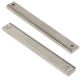 Neodymium Countersunk Channel Magnet - 1/2 in. x 3/16 in. thick with 2x 1/8 in. holes - 79.38lbs Pull