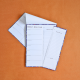 52 Sheet A5 Magnetic Weekly Meal Planner Notepad - Flowers