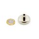 N42 Neodymium Pot Magnet with M6 Thread - 1-1/4 in. dia x 11/16 in. tall - 80.26lbs Pull