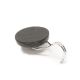 N42 Neodymium Pot Magnet with Rubber Base and Swivel Hook - 1-9/16 in. dia - 26.46lbs Pull