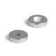 N42 Neodymium Zinc Plated Countersunk Disc Magnet - 13/16 in. dia x 3/16 in. thick x 3/16 in. hole - 18.3lbs Pull